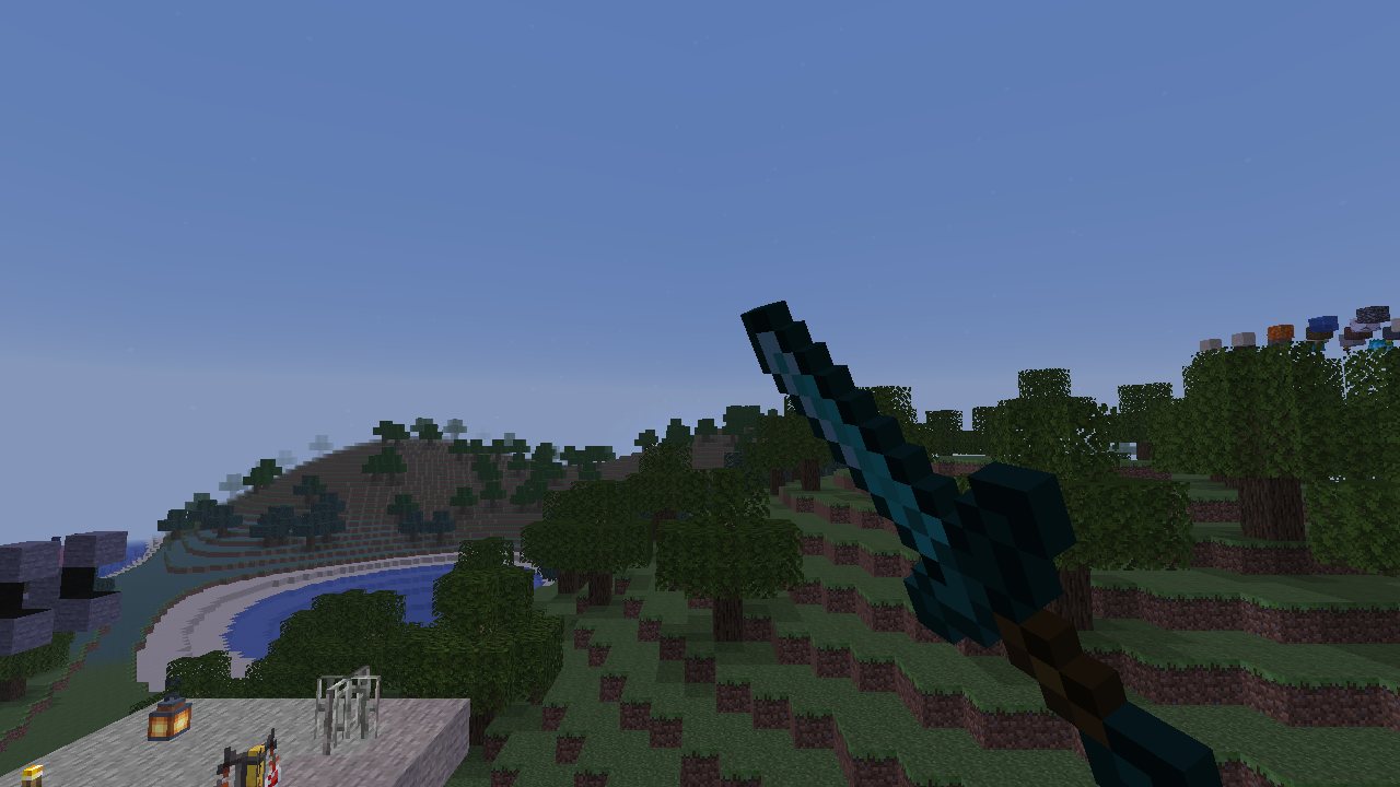 Evening with a diamond sword