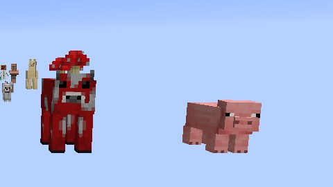 Animals and mobs in Opus