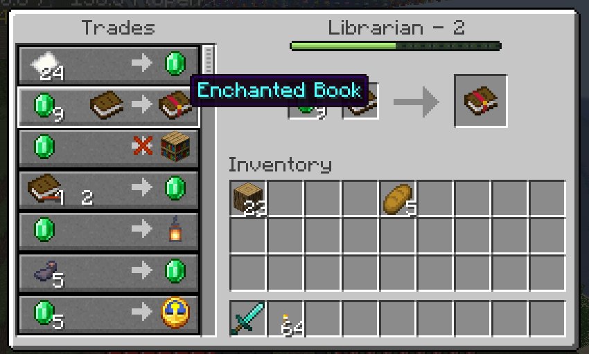 Trading with a librarian